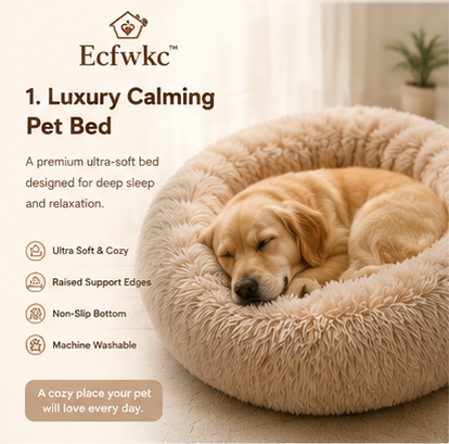 Ecfwkc™ Luxury Calming Pet Bed